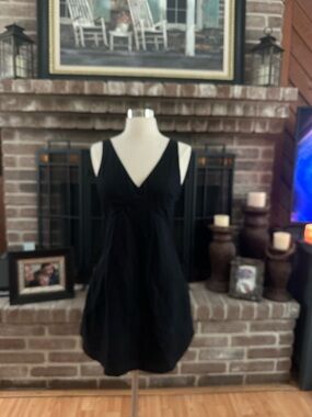 Abercrombie & Fitch Black V-Neck Mini Dress